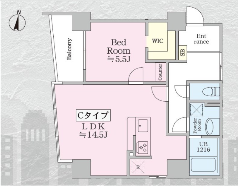 Residence新川橋  間取り