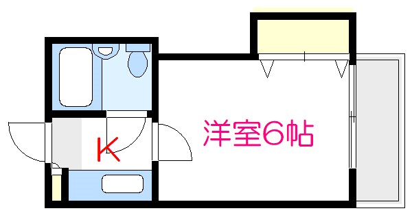 Ｖｉｌｌａ三ノ輪Ｂ 間取り図