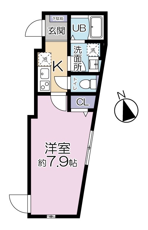 グランシャレー堀切Ⅰ 間取り