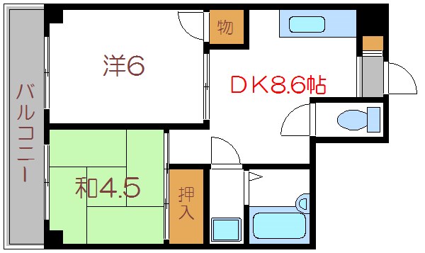 パルシティ笈川 間取り