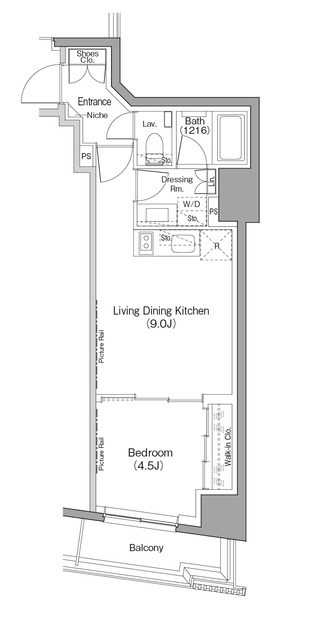 ザ・パークハビオ日本橋小伝馬町 間取り図