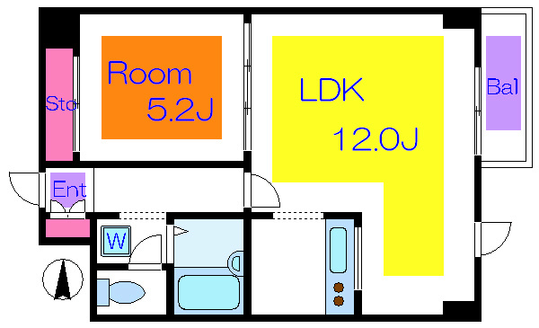 ライベスト関手屋  間取り