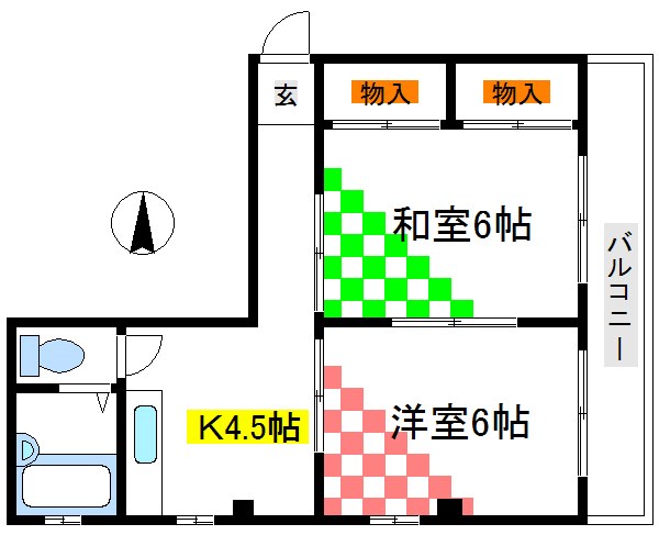 グリーンサイドビル 間取り図