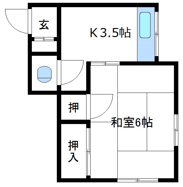 明峰荘 間取り図