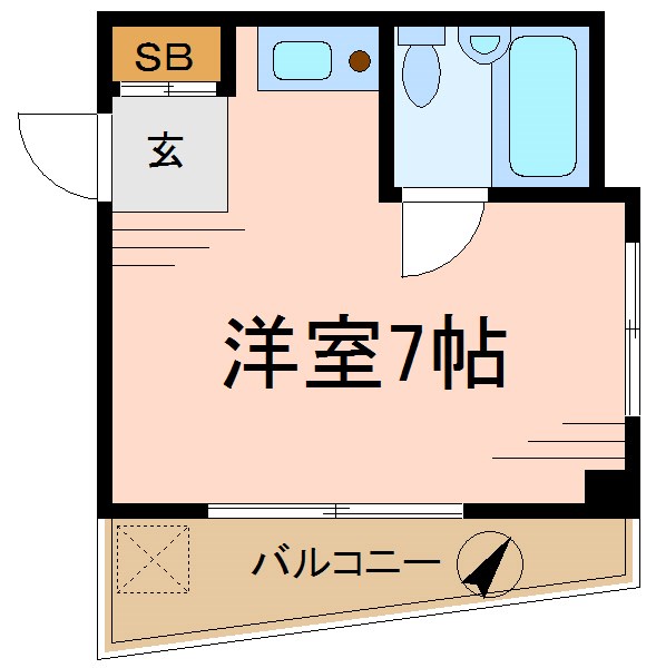 高台コーポ 間取り