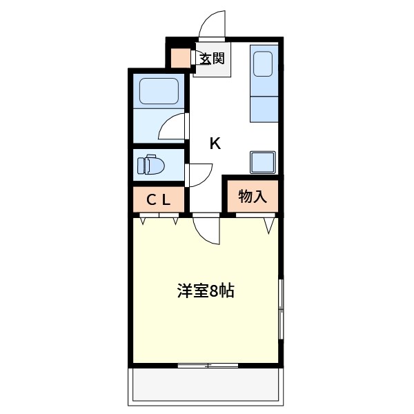 第1コンクラマンション 間取り図