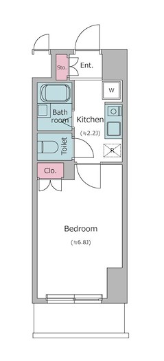 レジディア木場  間取り図