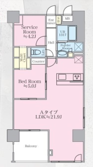 シルクボーテ  間取り図