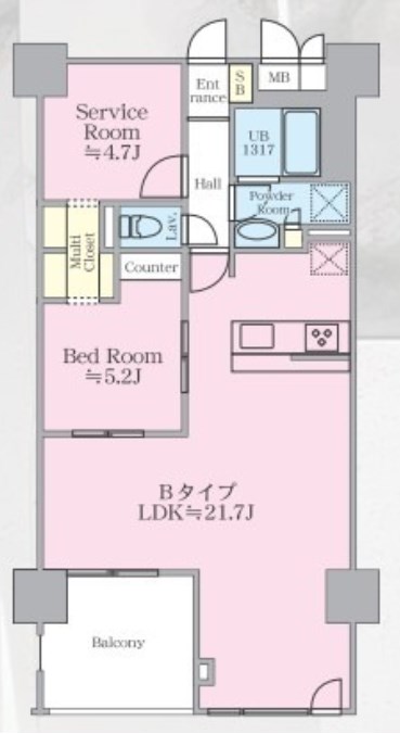 シルクボーテ  間取り図