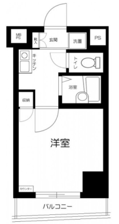 ヴェルステージ日本橋人形町  間取り