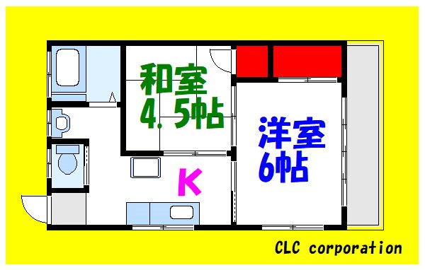 コーポ青野 間取り図