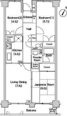 グレイスコート葛西 間取り図