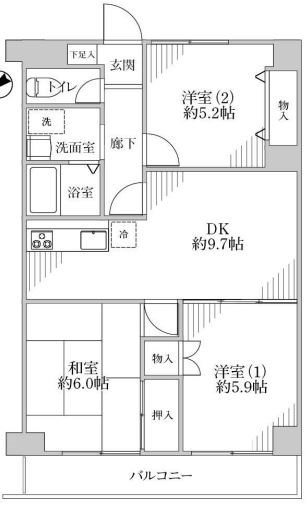 ファミール西葛西 間取り図