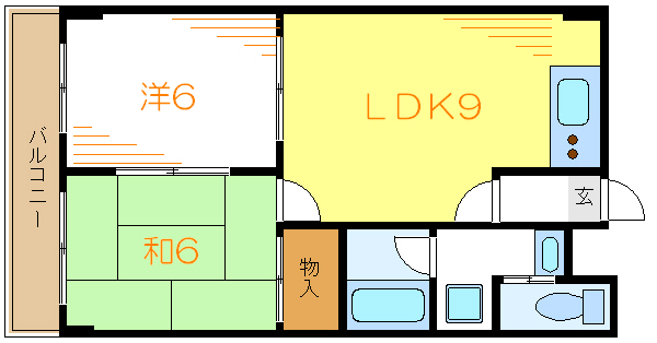 フレールマンション 間取り図