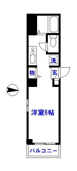 リバーハイツ5 間取り図