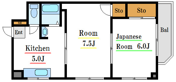 ベルハイツ 間取り図