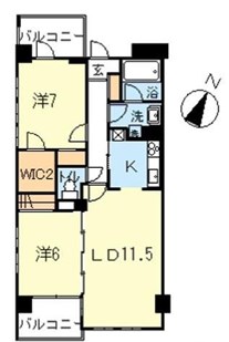 MonteRosa・K    間取り