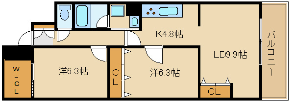 フェリーチェ  間取り図