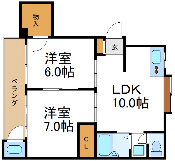 ビラカミムラ   間取り