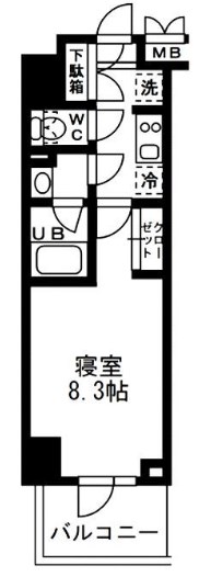 レジディア亀戸 間取り図