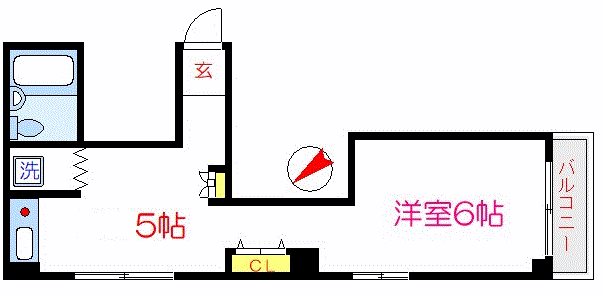 レルム東駒形 間取り図