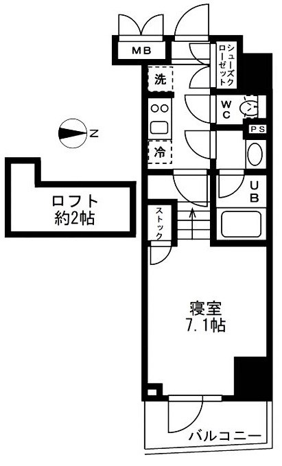 レジディア亀戸 間取り図