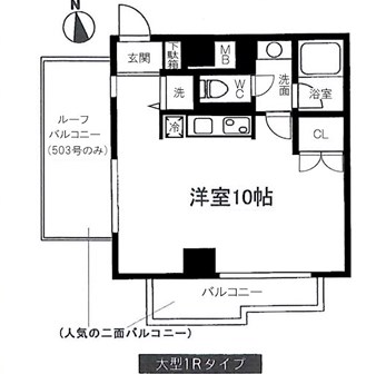 パークサイド木場  間取り図