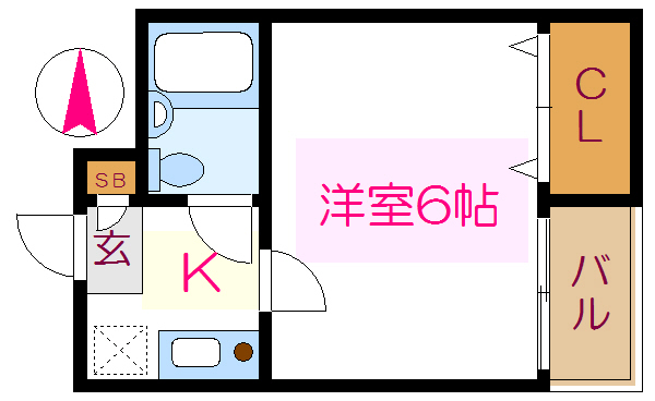 フラントゥール  間取り図