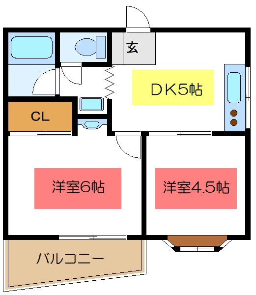 301号室 間取り