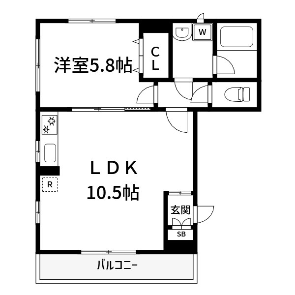 メゾン　ド　ティガー  間取り