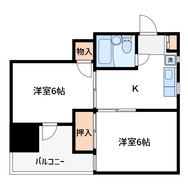 ベルフラット立石 間取り図