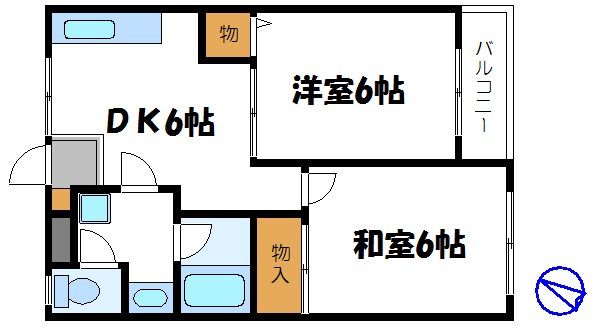 クリスタルパレス 間取り図