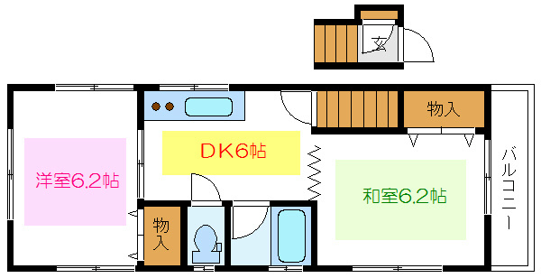 サンライズ平井 間取り図