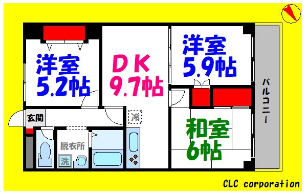 ファミール西葛西 間取り図