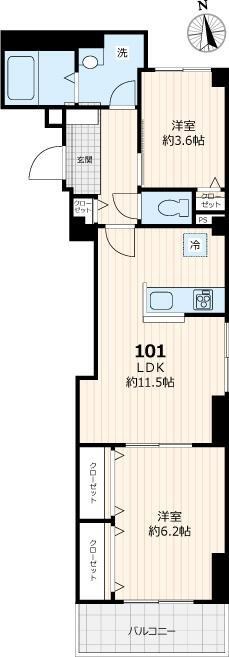 仮称）入谷シャノワール 間取り図