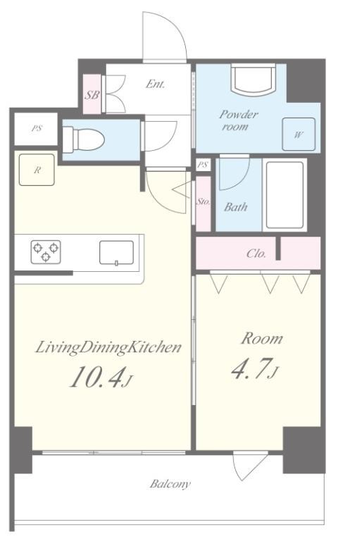 Nouvelle maison yamayaⅡ(ヌーベルメゾンヤマヤⅡ) 間取り