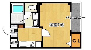 SCENA日暮里  間取り