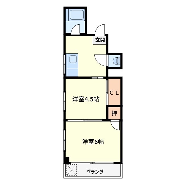 高須マンション  間取り図