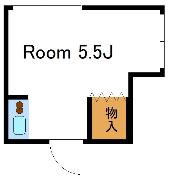 上野荘 11号室 間取り