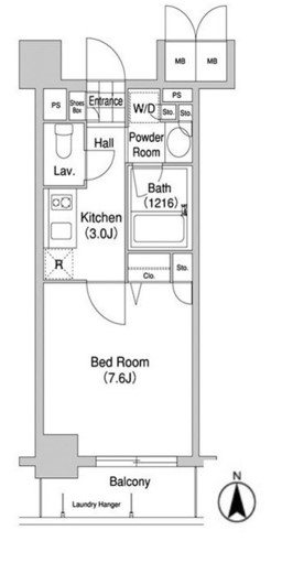 コンフォリア清澄白河サウス  間取り図