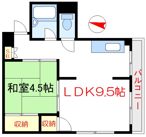 照山ビル 間取り図