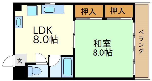 ＰＥＡＲＬハイツ   間取り図