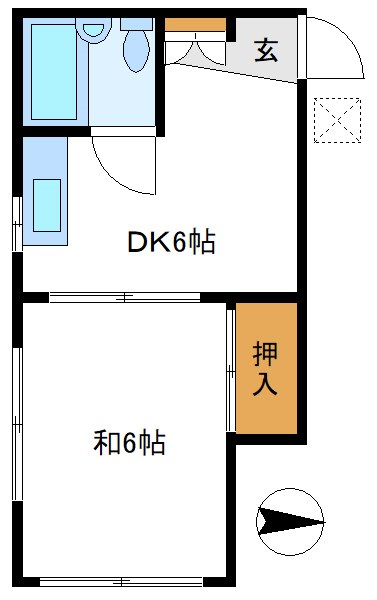 ハイツ斉藤 間取り図