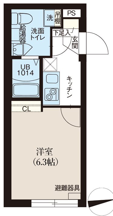 レピュア北千住レジデンス  間取り