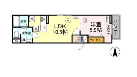 グラナーデ千住緑町   間取り図