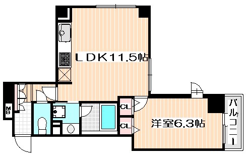 ルクレ日本橋馬喰町 間取り図