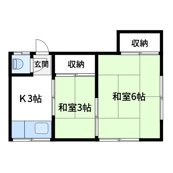 南千住6丁目アパート 間取り図