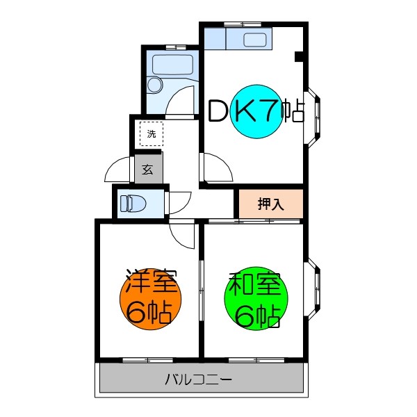 シルクハイツ 間取り図