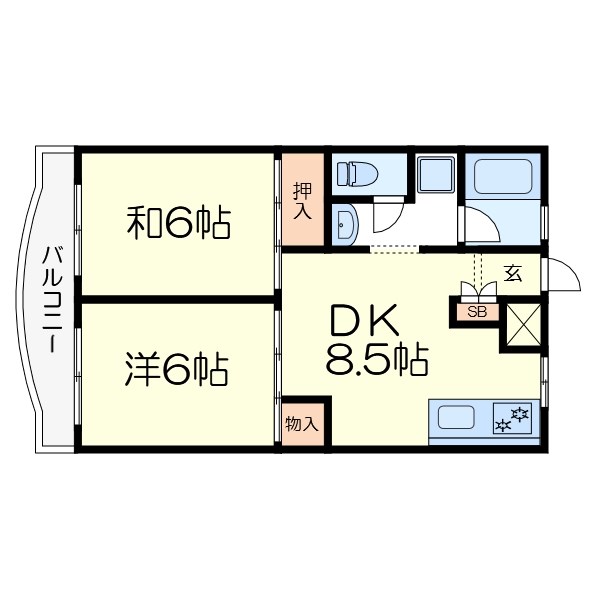 アメニティヴィラ 間取り図