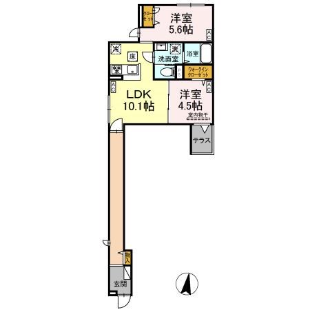 グラナーデ興宮 間取り図